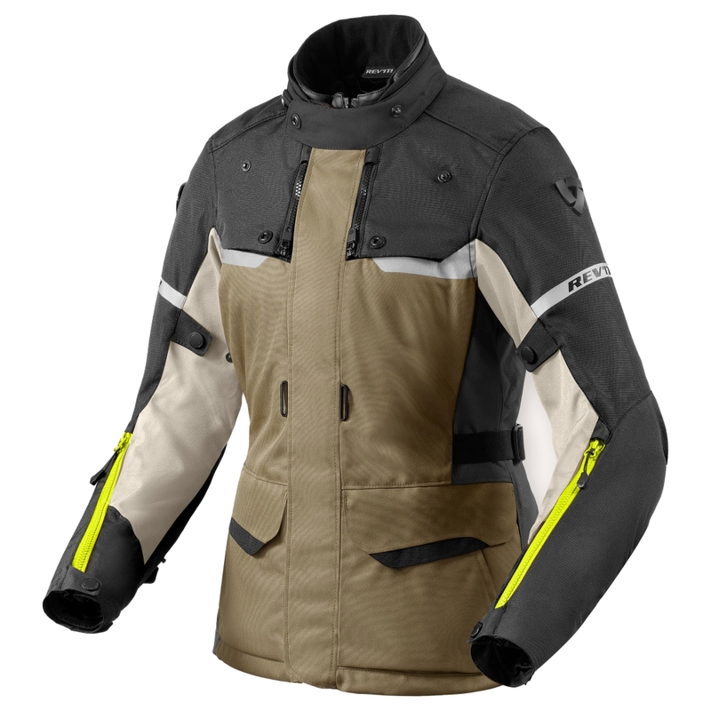 "Revit Outback 4 H2O" moteriška motociklininko striukė Green-Anthracite
