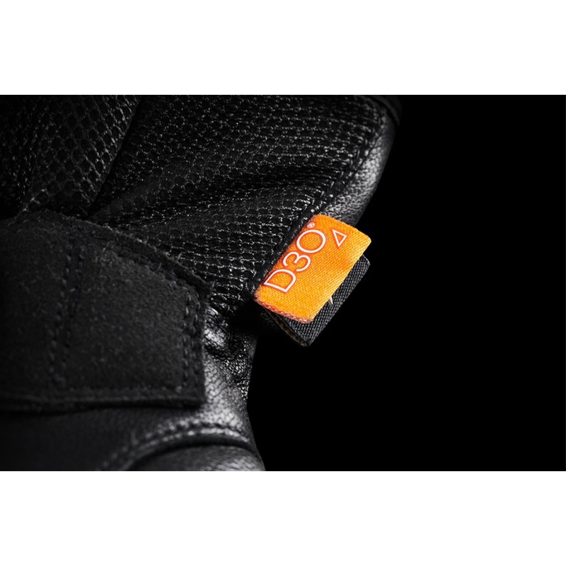 Furygan Land DK D3O® Thindown® motociklininko pirštinės juodos spalvos