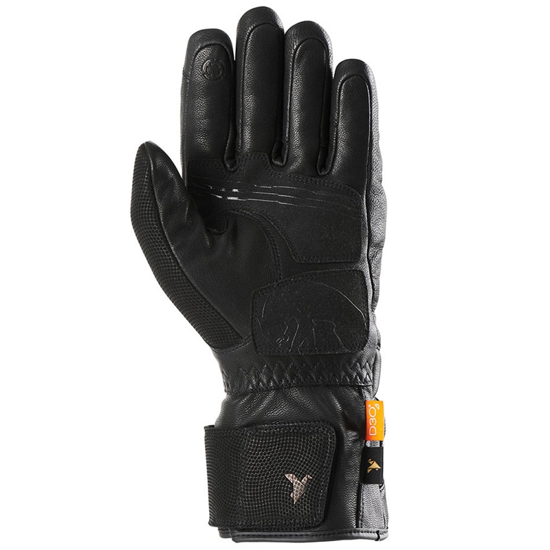 Furygan Land Ultra DK D3O® Thindown® motociklininko pirštinės Black
