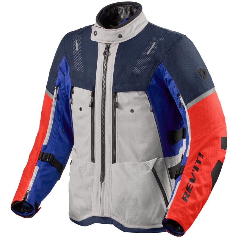 Motociklininko striukė Revit Sand 5 H2O silver-blue
