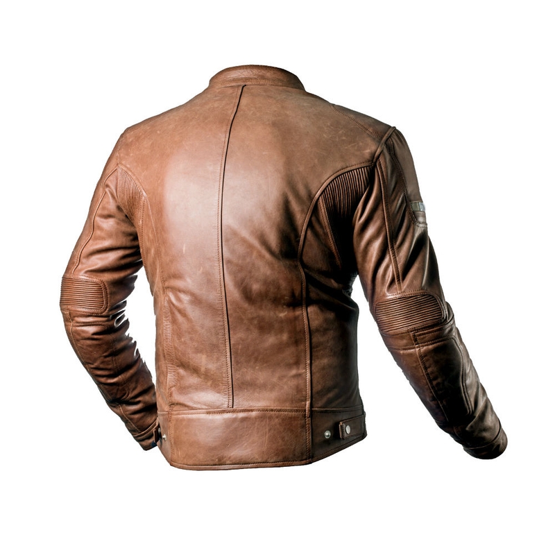 Bunda na moto Shima Hunter+ hnědá výprodej