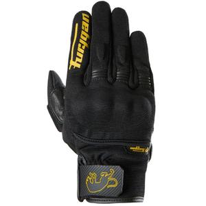 Moteriškos Furygan Jet Lady D3O® Evo Black and Gold motociklininko pirštinės