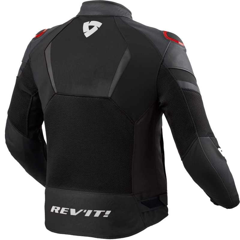 Motociklininko striukė Revit Mantis 3 H2O juoda-raudona