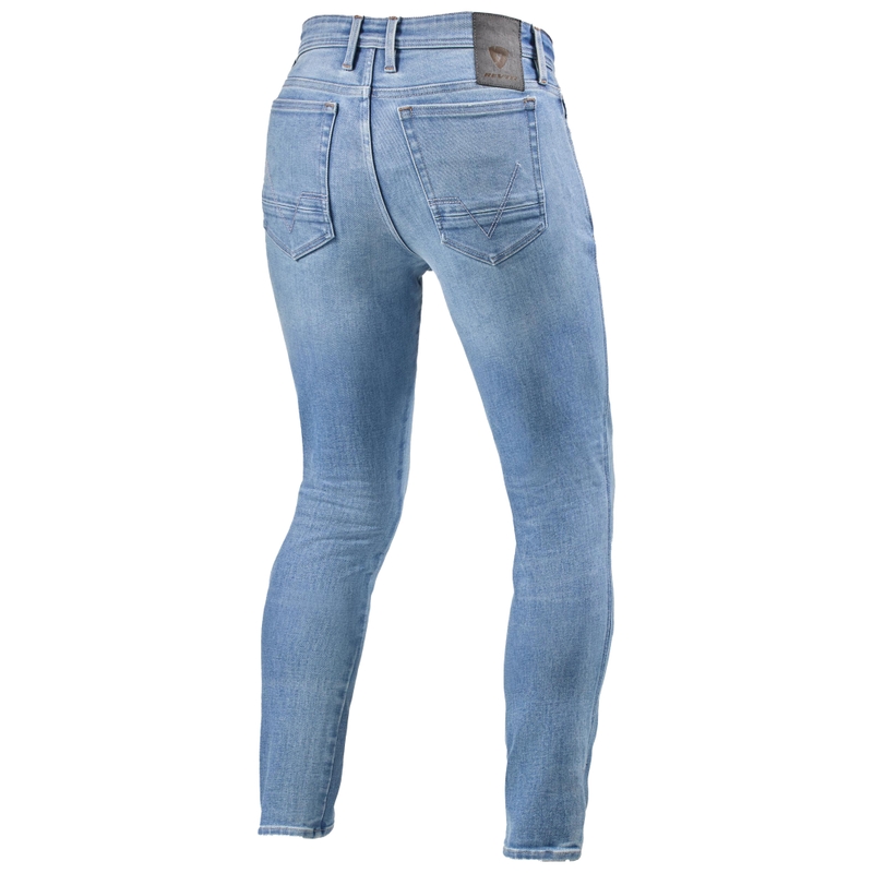 "Revit Piston 3 Skinny Motorcycle Jeans" šviesiai mėlynos spalvos