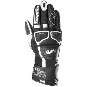 Moteriškos Furygan Styg 15 Lady juodai baltos motociklininko pirštinės
