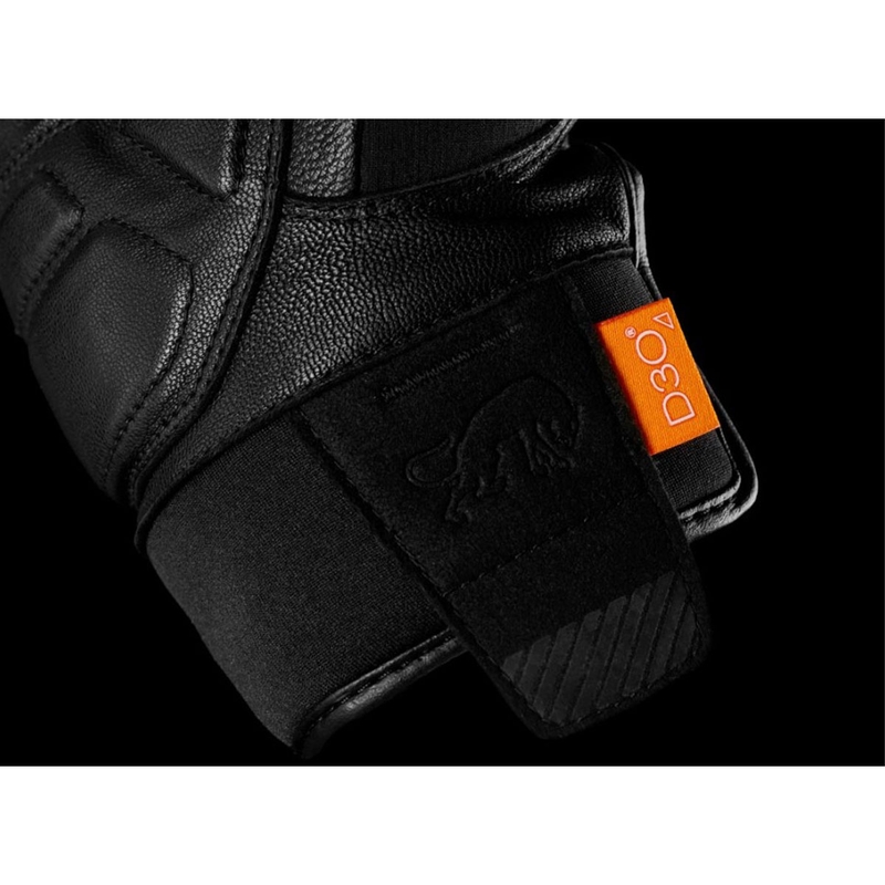 Moteriškos Furygan Jet Lady All Season D3O® Evo Black motociklininko pirštinės