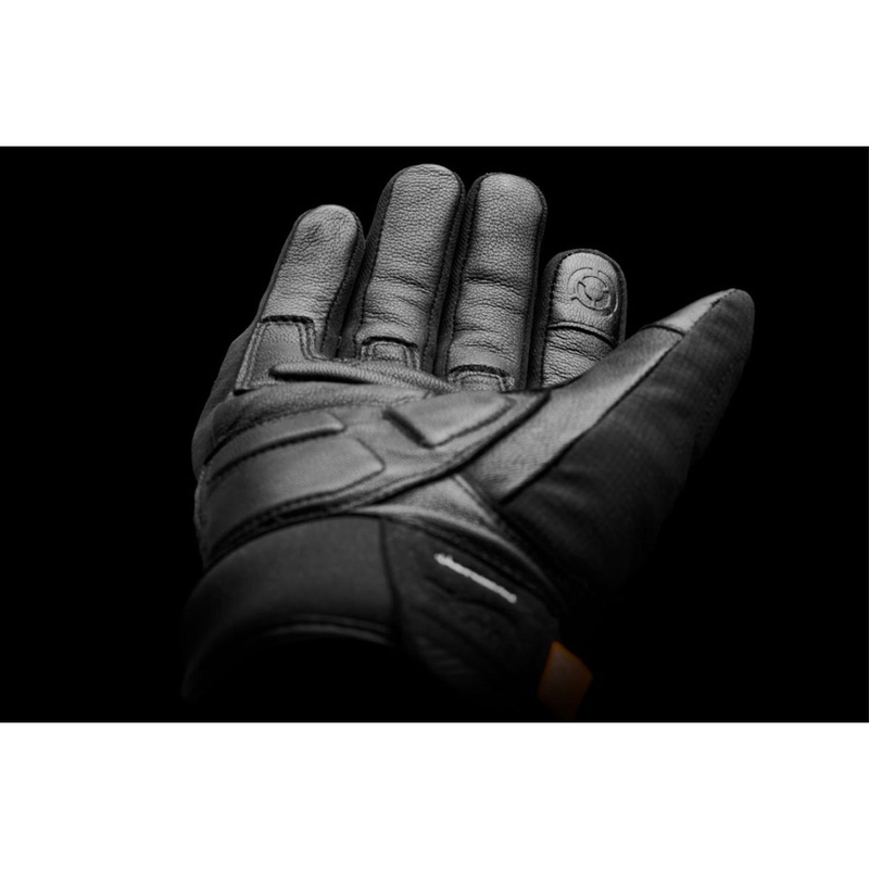 Moteriškos Furygan Jet Lady All Season D3O® Evo juodai baltos motociklininko pirštinės