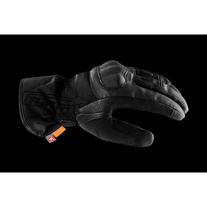 Furygan Oslo Oslo D3O® PrimaLoft® Lady juodos motociklininko pirštinės