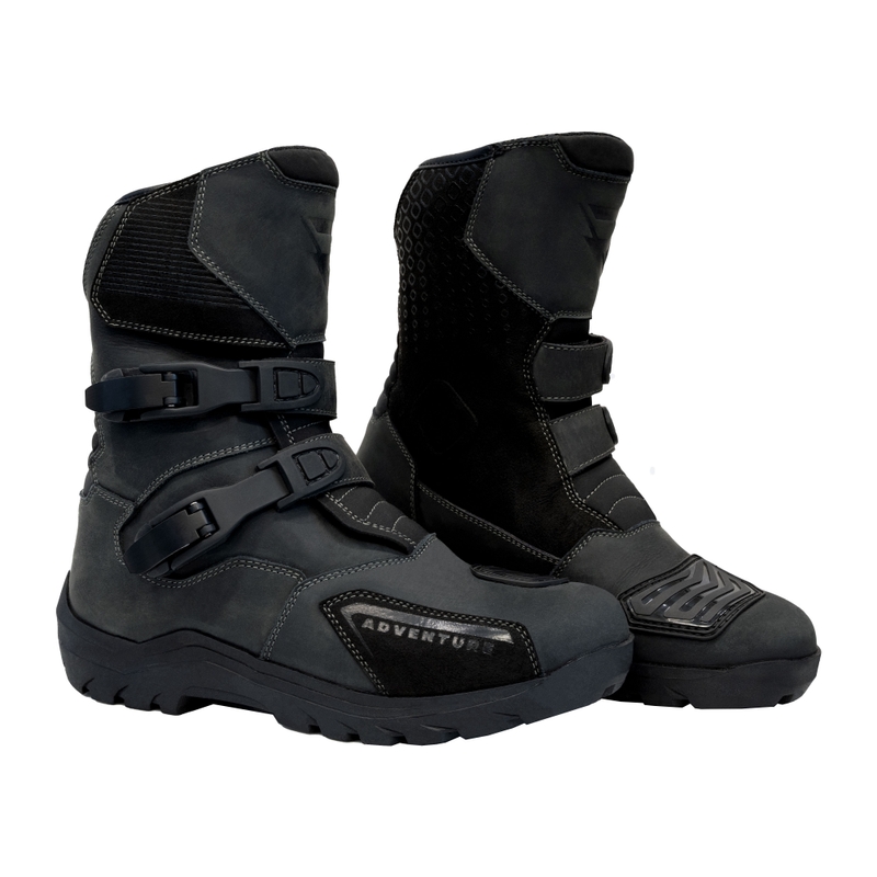 Motociklininko batai Street Racer Adventure Low WP black - II klasė