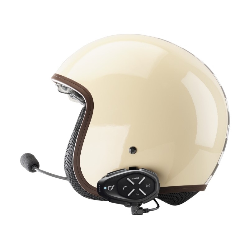 Bluetooth handsfree CellularLine Interphone LINK pro uzavřené a otevřené přilby - Twin Pack