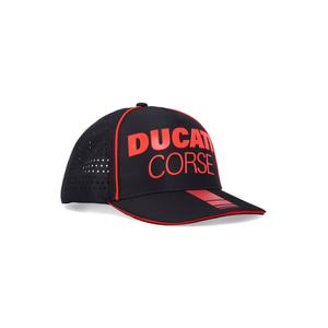 Ducati Laser Performance Midvisor kepurė juoda ir raudona