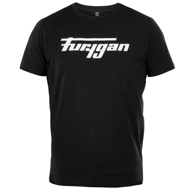 Marškinėliai Furygan Corpo TS Fury juodai balti