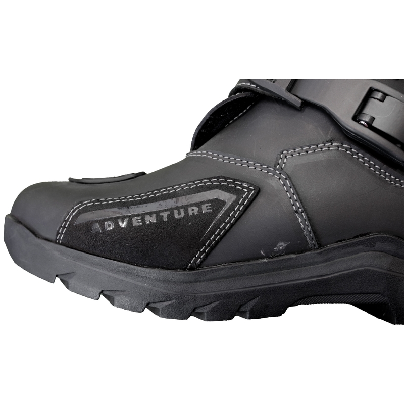 Motociklininko batai Street Racer Adventure Low WP black - II klasė