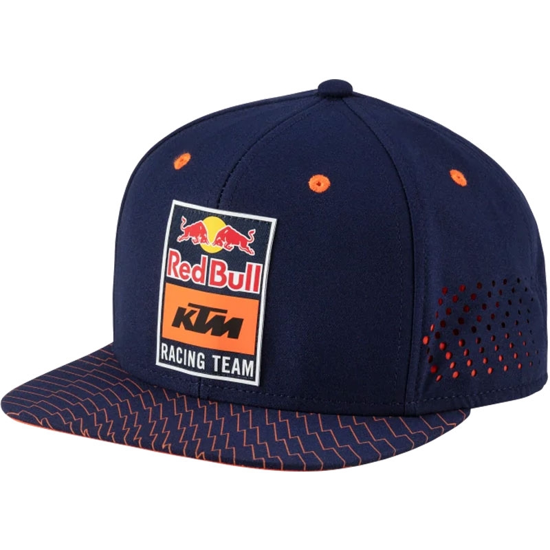 KTM Red Bull Racing Grid Plokščia kepurė mėlyna-oranžinė