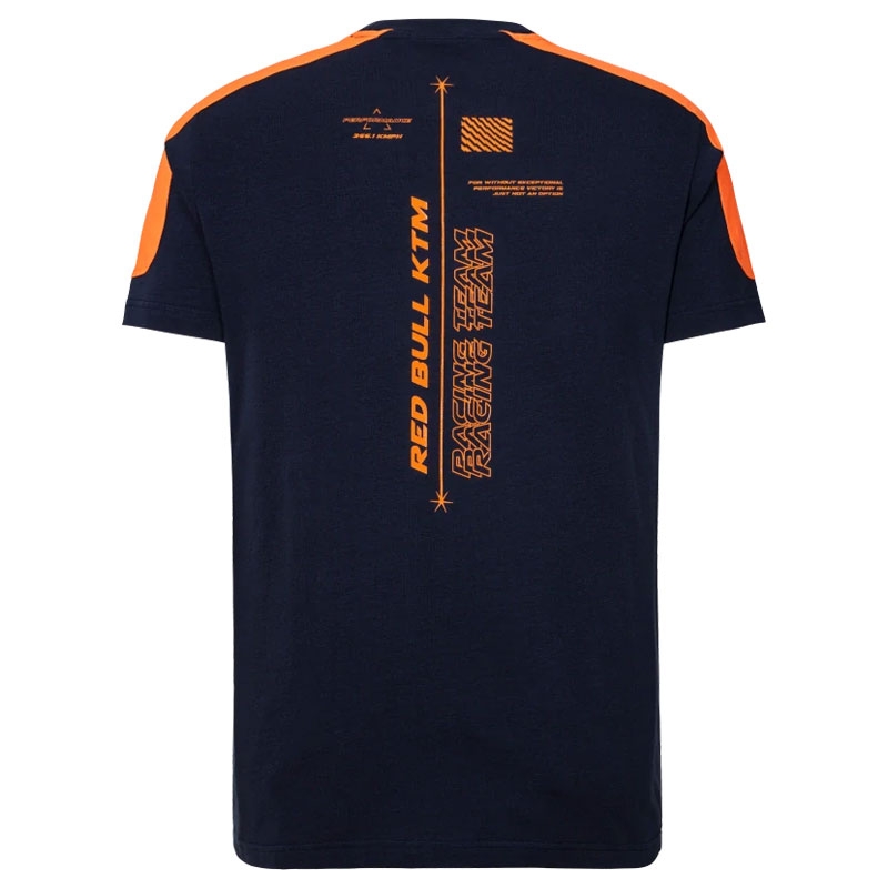 Marškinėliai KTM Red Bull Racing Grid blue-orange