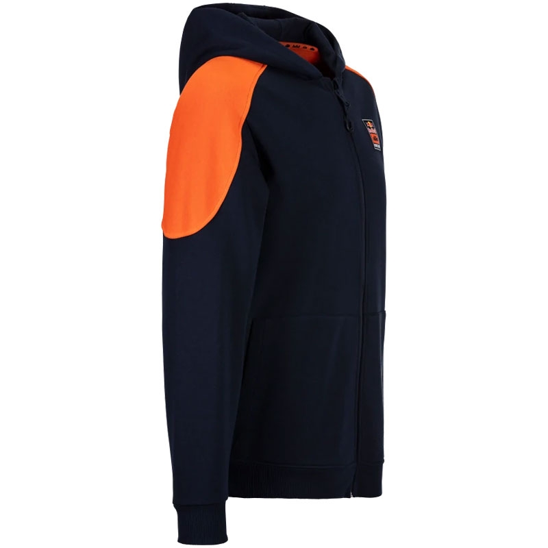 Mikina su gobtuvu KTM Red Bull Racing Grid Zip tamsiai mėlyna