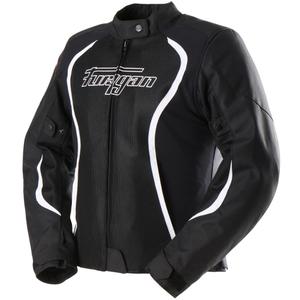 Moteriška Furygan Odessa Vented 3-in-1 juodai balta motociklininko striukė