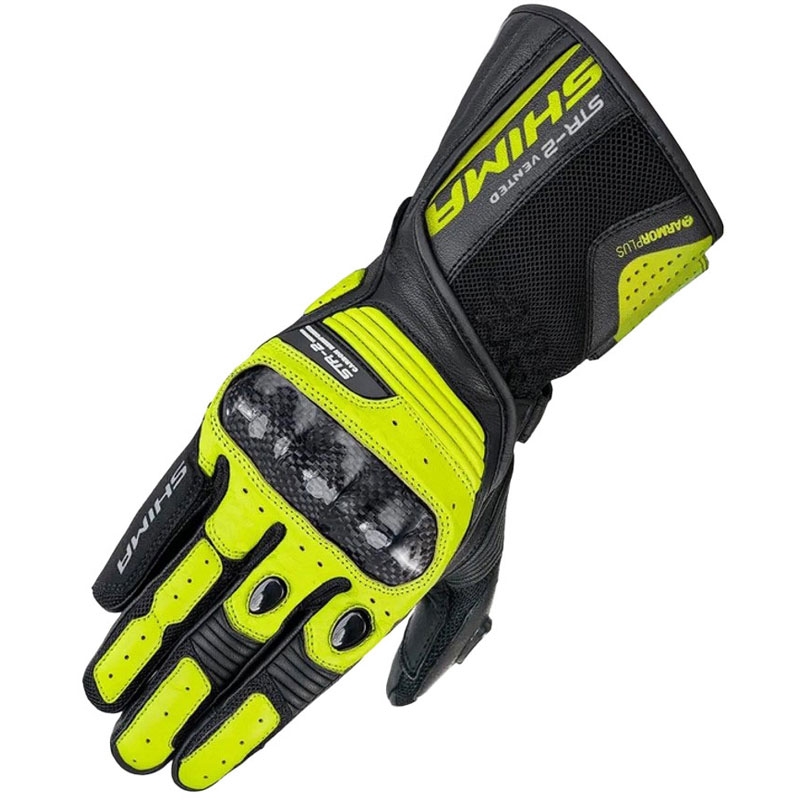 Motociklininko pirštinės Shima STR-2 Vent fluo yellow