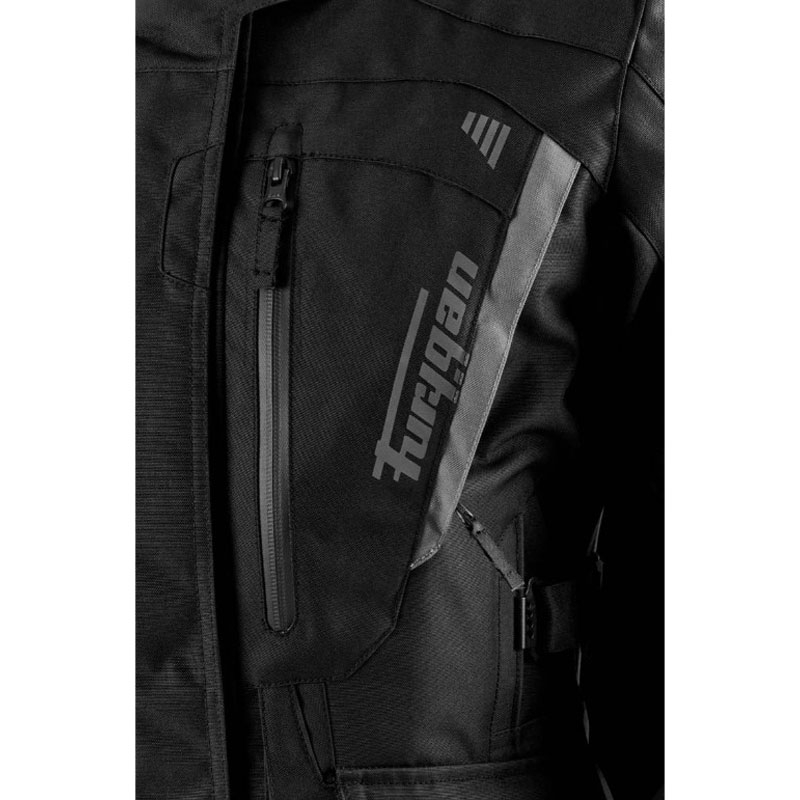 Moteriška Furygan Apalaches Lady Evo Black and Grey motociklininko striukė