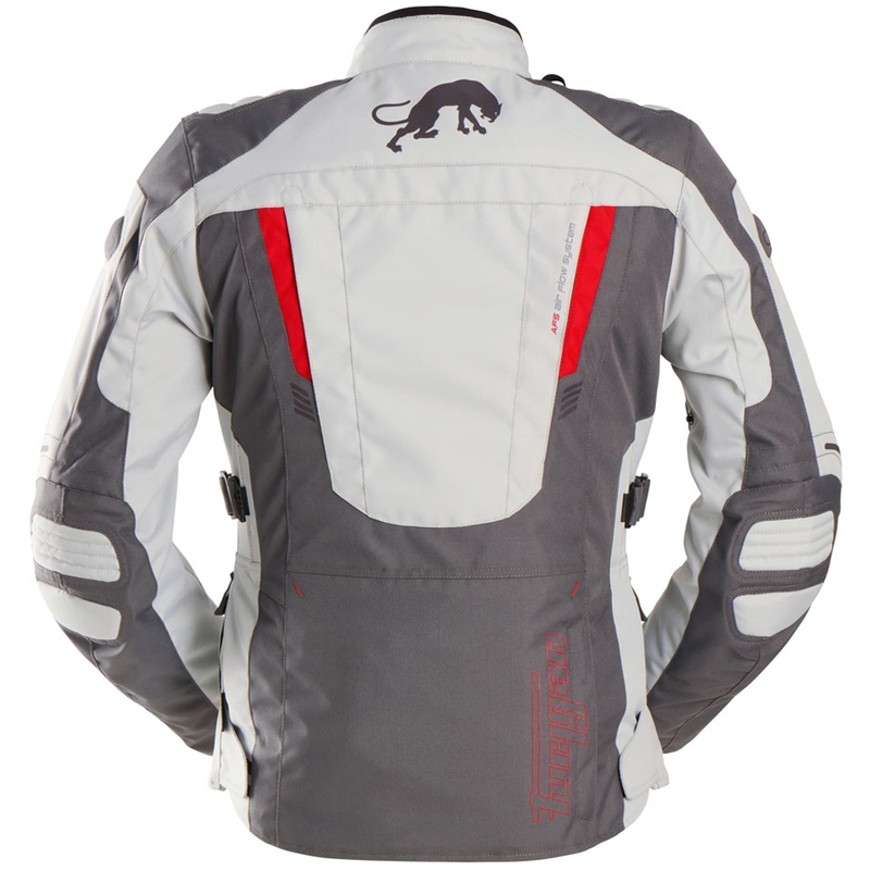 Moteriška motociklininko striukė Furygan Apalaches Lady Evo Grey-beige-red