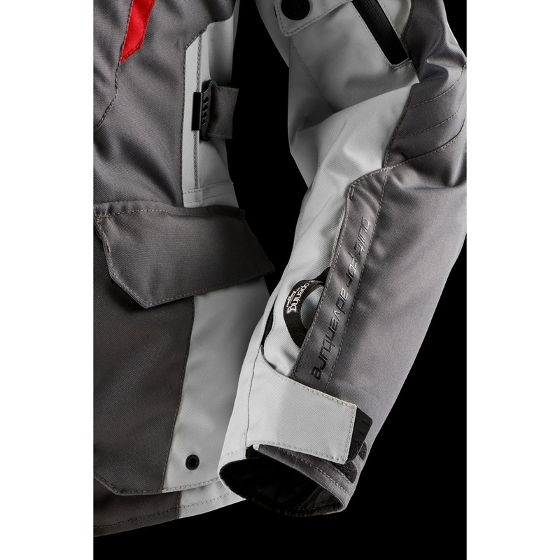 Moteriška motociklininko striukė Furygan Apalaches Lady Evo Grey-beige-red