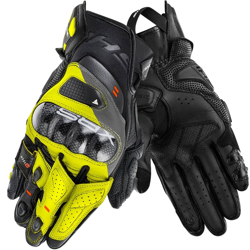 Motociklininko pirštinės Shima XRS-3 fluo yellow