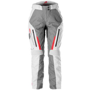 Furygan Killington Lady Grey Beige Red motociklinės kelnės