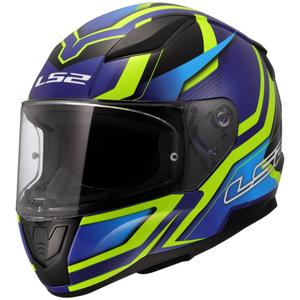 Integral motociklininko šalmas LS2 FF353 Rapid II Flitz fluo geltona-mėlyna