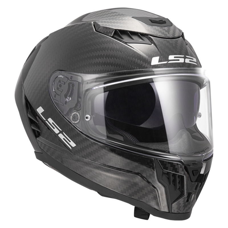 LS2 FF807 Dragon Carbon Integral Motociklininko šalmas matinis juodas