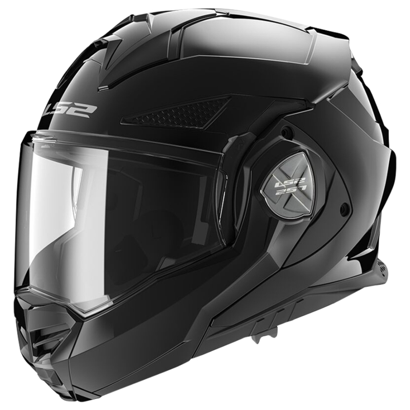 LS2 FF901 Advant X Solid Black sulankstomas motociklininko šalmas