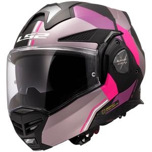 LS2 FF901 Advant X Ultra pilkai violetinis motociklininko šalmas