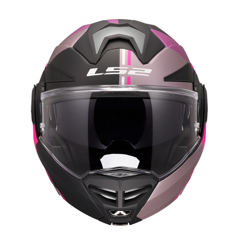 LS2 FF901 Advant X Ultra pilkai violetinis motociklininko šalmas