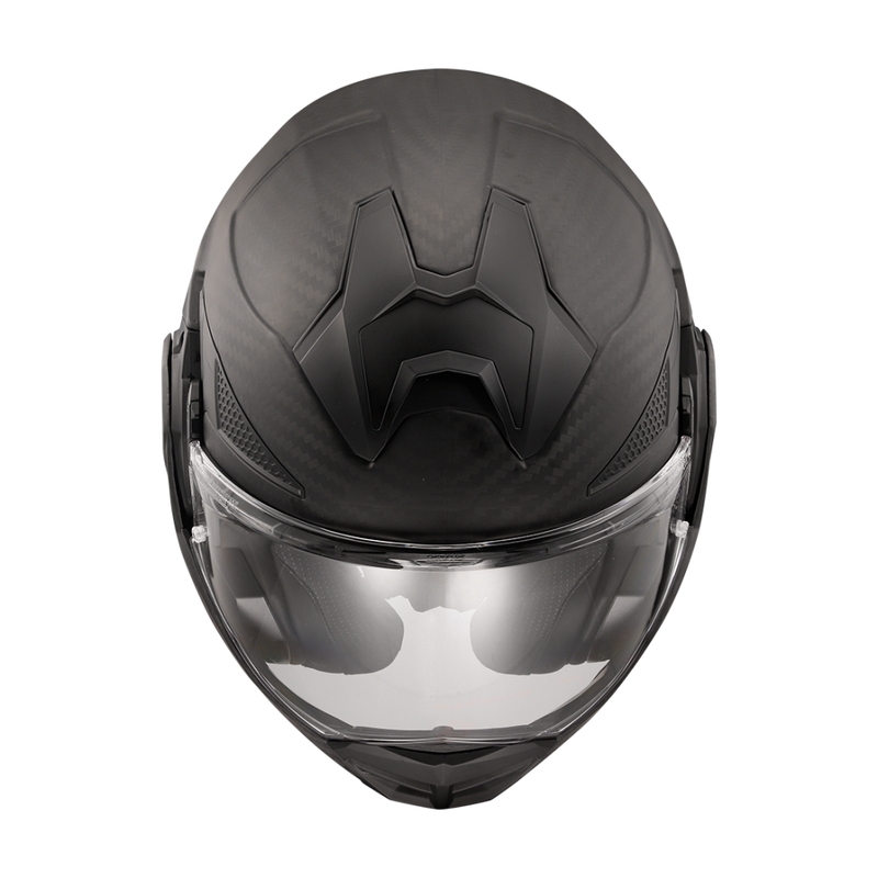 LS2 FF901 FF901 Advant X Solid Carbon motociklininko šalmas matinės juodos spalvos