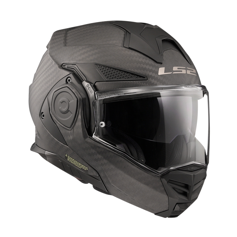 LS2 FF901 FF901 Advant X Solid Carbon motociklininko šalmas matinės juodos spalvos