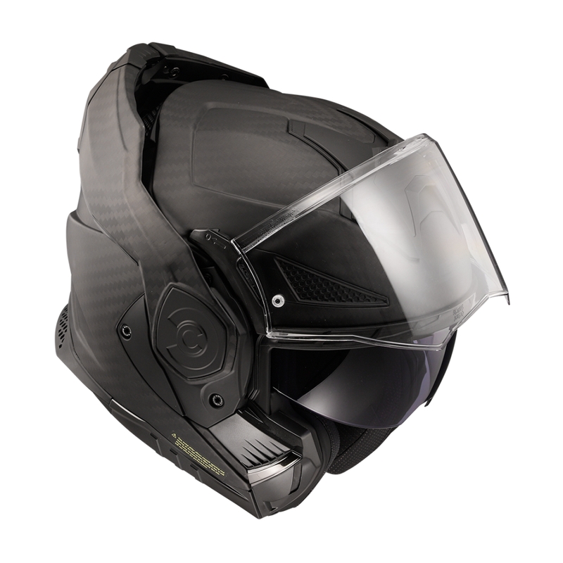 LS2 FF901 FF901 Advant X Solid Carbon motociklininko šalmas matinės juodos spalvos