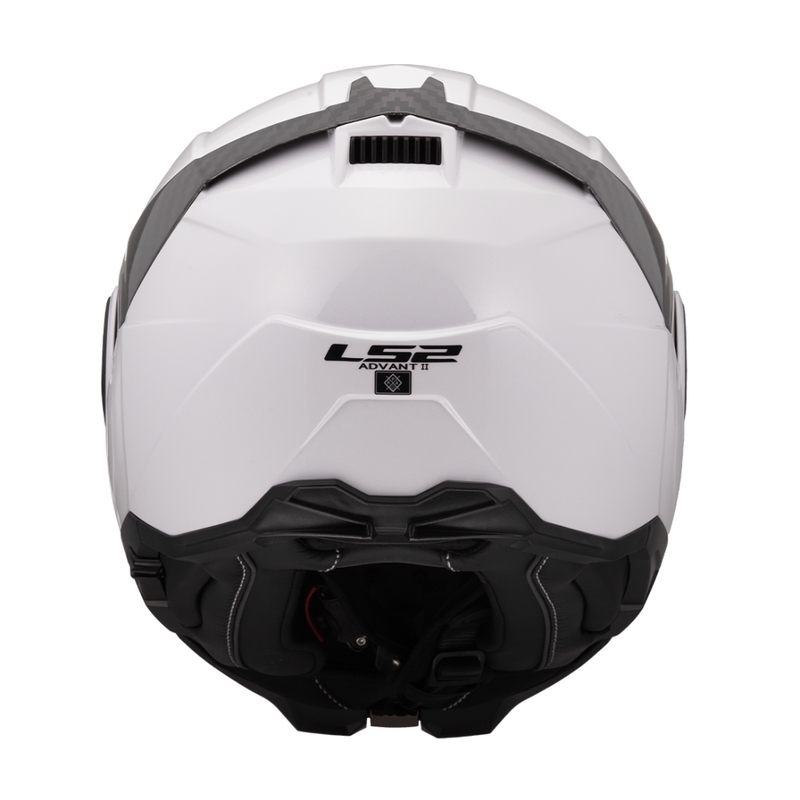 Atlenkiamas motociklo šalmas LS2 FF910 Advant II Solid baltas