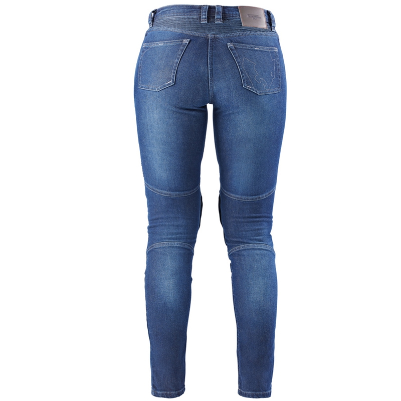 Moteriški "Furygan Purdey Evo Slim Blue" motociklininko džinsai