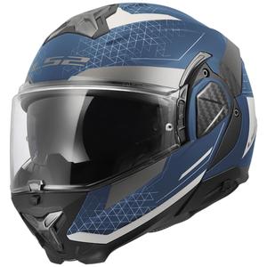 Apverčiamas motociklininko šalmas LS2 FF910 Advant II Astral matinis mėlynai pilkas