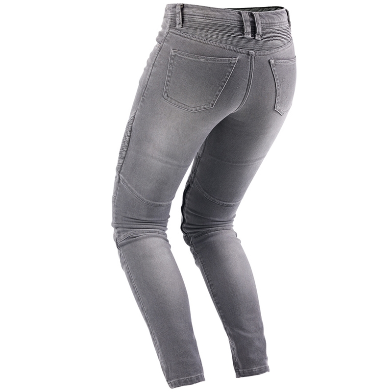 Moteriški džinsai Furygan Purdey Evo Slim Grey Motorcycle Jeans