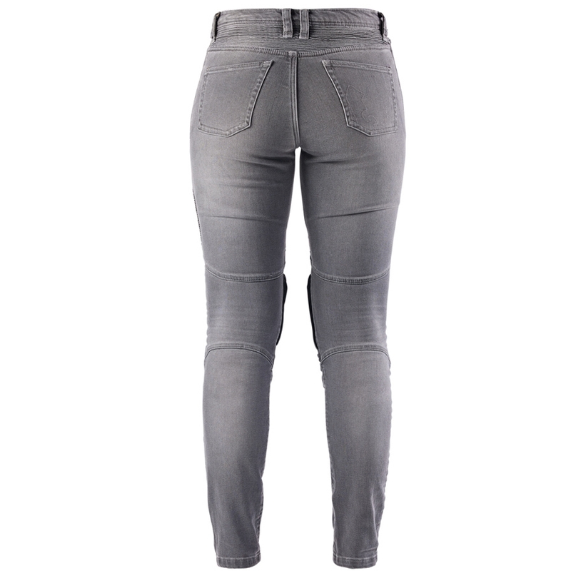 Moteriški džinsai Furygan Purdey Evo Slim Grey Motorcycle Jeans