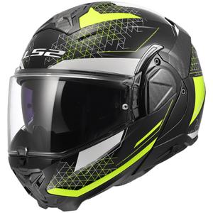 Apverčiamas motociklininko šalmas LS2 FF910 Advant II Astral fluo yellow