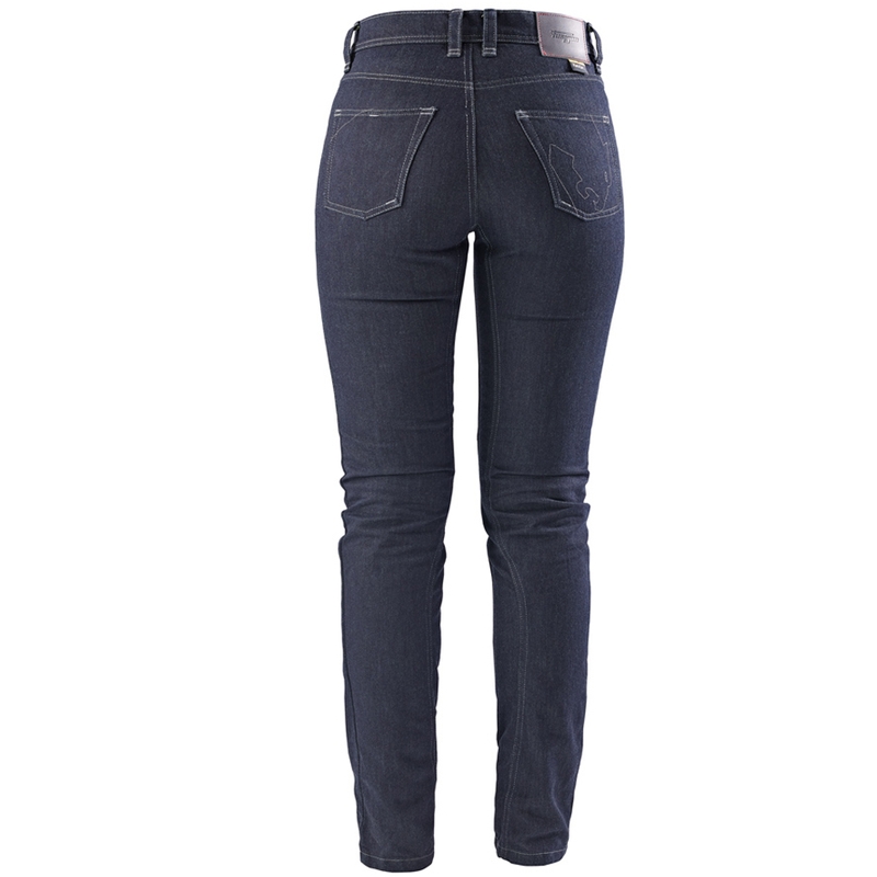 Furygan Nikita X Kevlar® Mom Fit moteriški motociklininko džinsai, tamsiai mėlyni