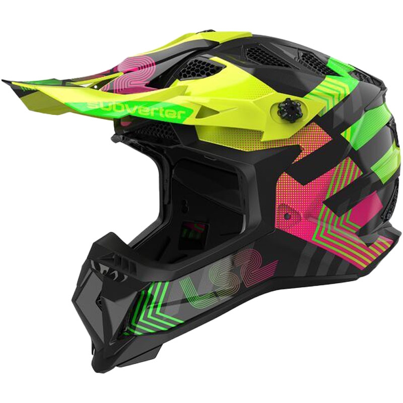 Motokroso šalmas LS2 MX700 Subverter Chromatic black
