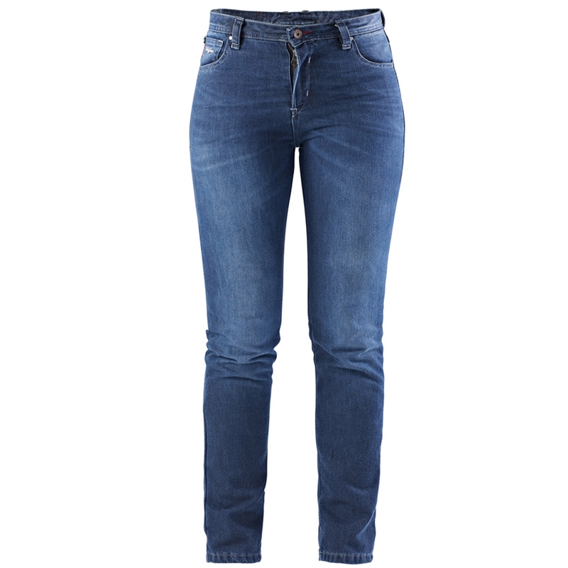 Furygan Kate X Kevlar® Straight moteriškos motociklininko džinsinės kelnės, mėlynos