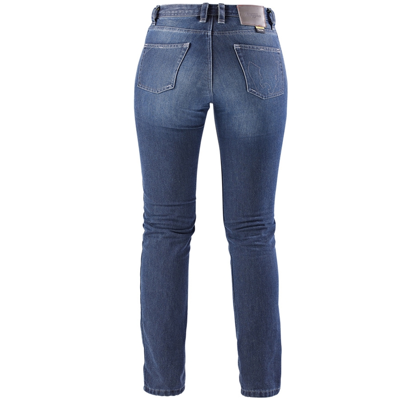 Furygan Kate X Kevlar® Straight moteriškos motociklininko džinsinės kelnės, mėlynos