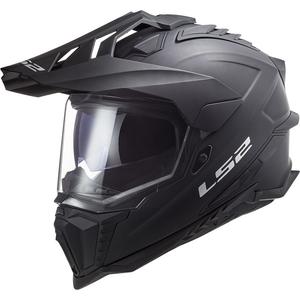 Enduro motociklininko šalmas LS2 MX701 C Explorer Solid matinis juodas