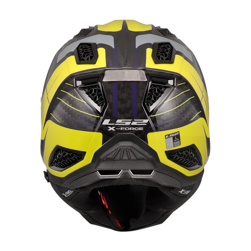 Motokroso šalmas LS2 MX703 X-Force Galuo pilka-fluo geltona