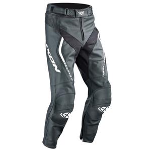 Kalhoty na motorku IXON Fighter černo-bílé