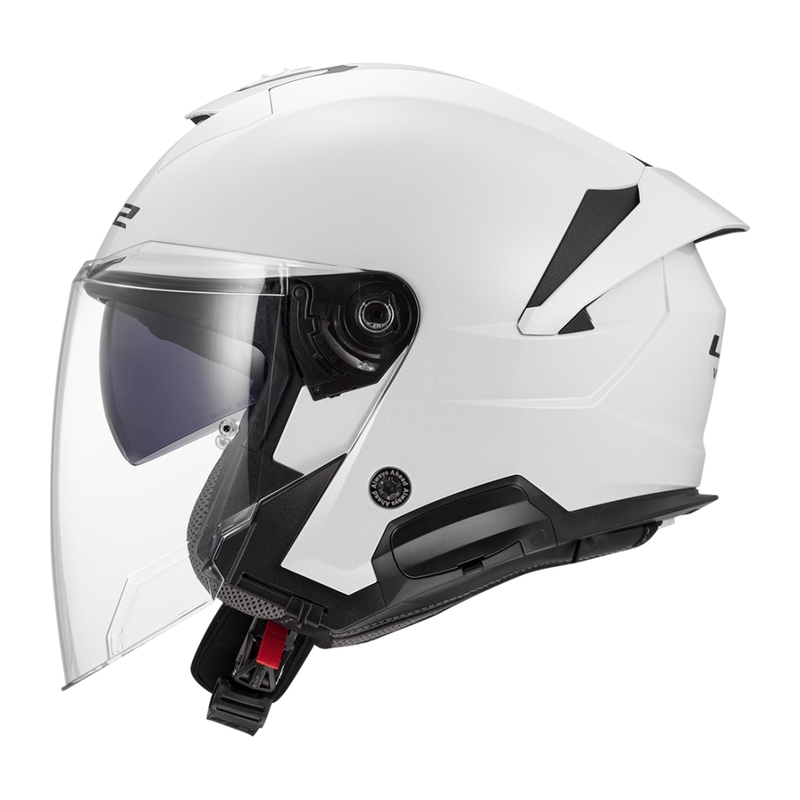 Atviras motociklininko šalmas LS2 OF618 Verso II Solid white