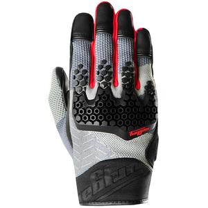 "Furygan Jack" juodai pilkai raudonos motociklininko pirštinės